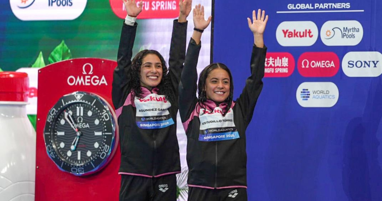 Gabriela y Alejandra brillan en el Mundial de Deportes Acuáticos y consiguen la cuarta medalla para México en clavados