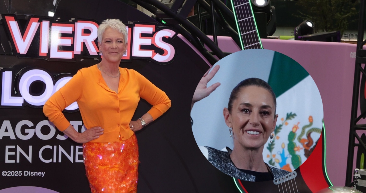 Jamie Lee Curtis destaca a Claudia Sheinbaum: “Es un país hermoso gobernado por una mujer”