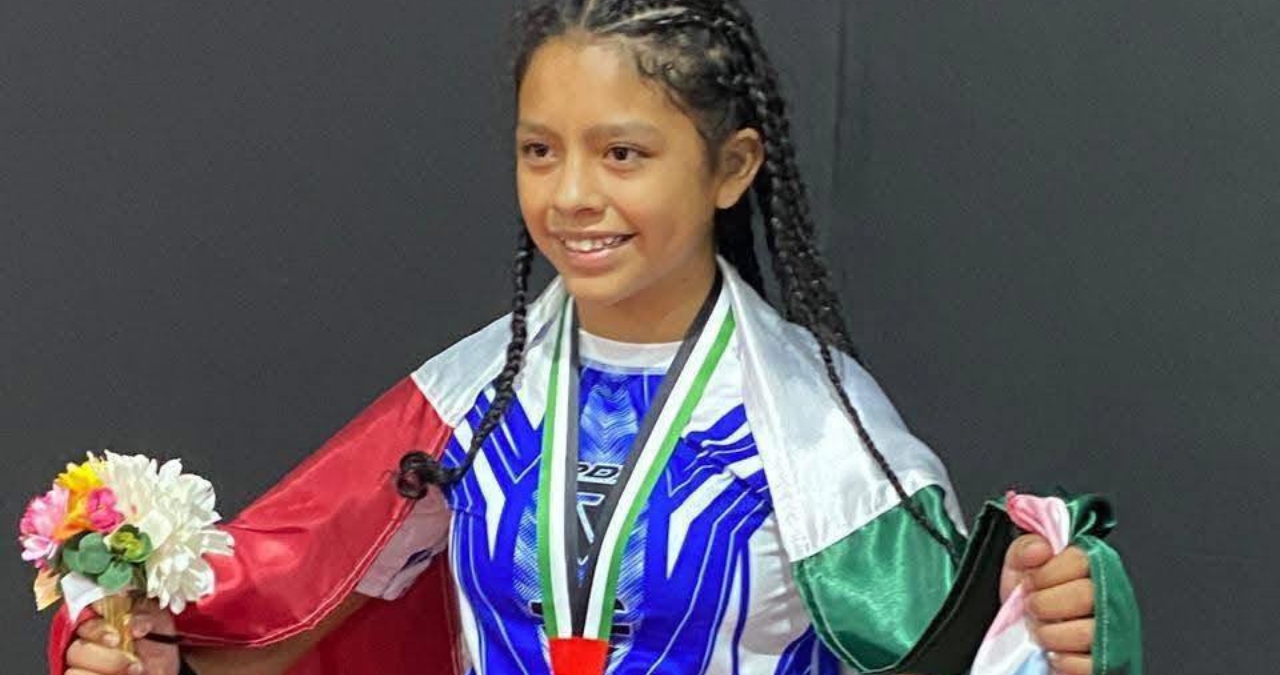 Samantha Martínez hace historia a sus 11 años y gana medalla de plata en el Mundial Juvenil de Artes Marciales Mixtas