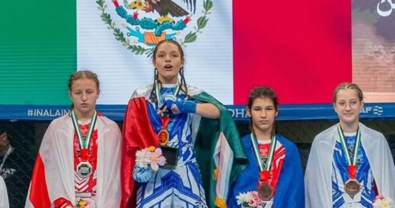 Ella es Wendy Lara: la primera mexicana bicampeona juvenil del mundo en Artes Marciales Mixtas