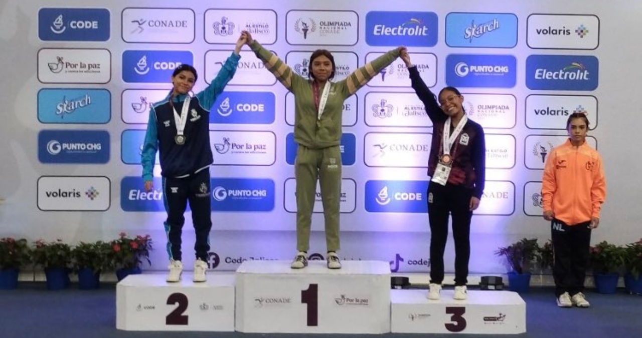 Milca García Castañeda: La pesista morelense que conquistó oro y plata en la Olimpiada Nacional