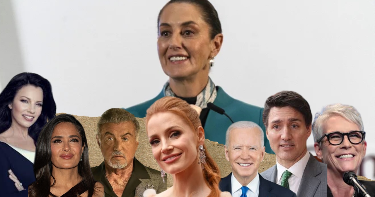Jessica Chastain y las figuras internacionales que han aplaudido el trabajo de Claudia Sheinbaum