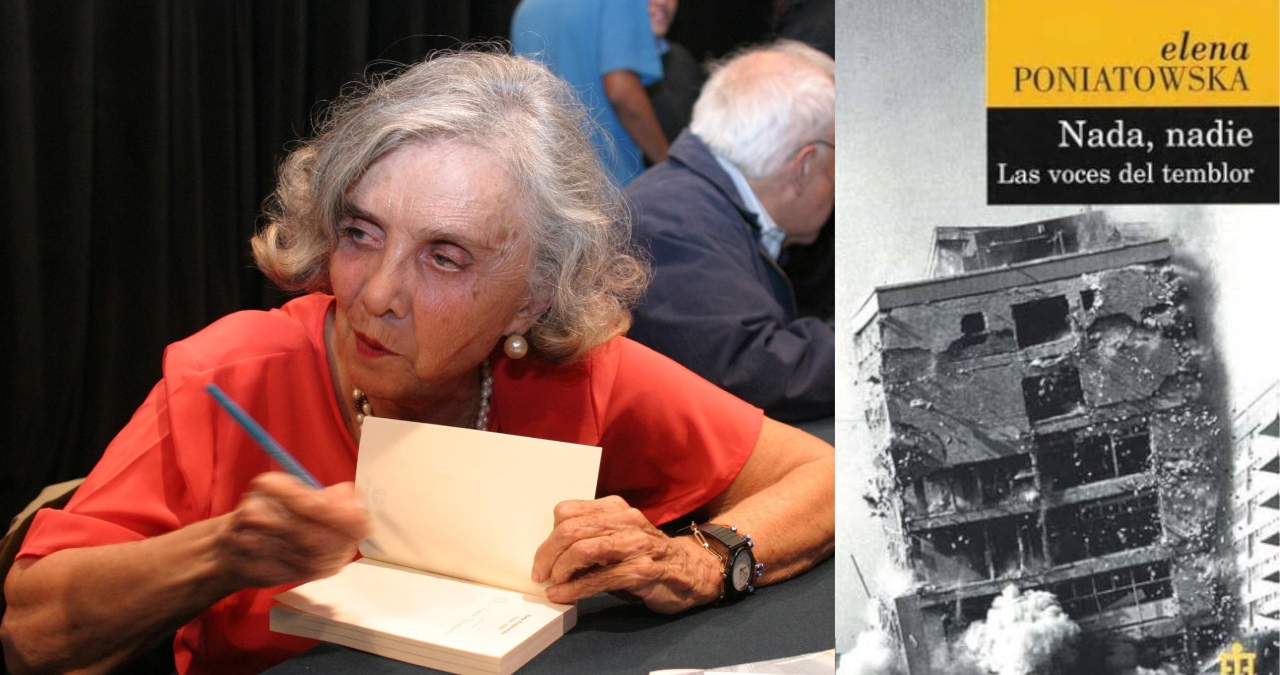 “Nada, nadie. Las voces del temblor”, la obra de Elena Poniatowska que narra su vivencia en el sismo de 1985