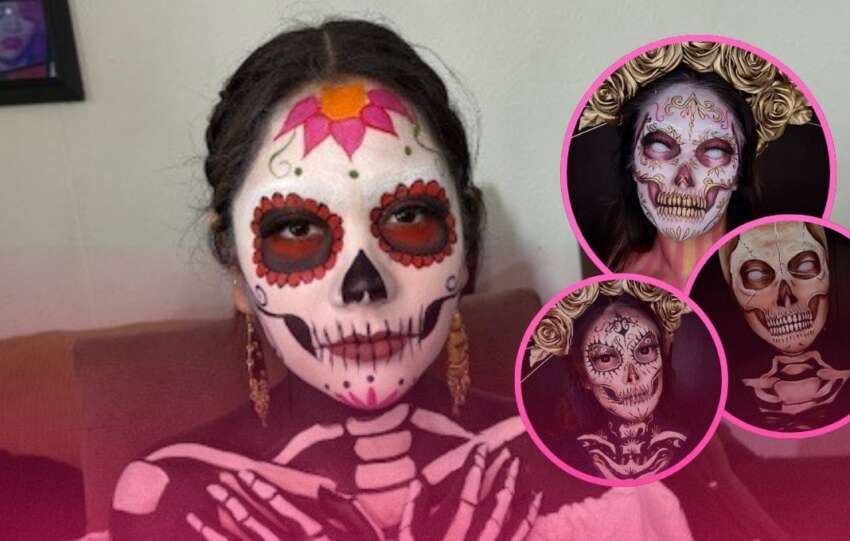 Aura Canales: la maquillista de catrinas que siguió el legado de su mamá e inspira a más mujeres