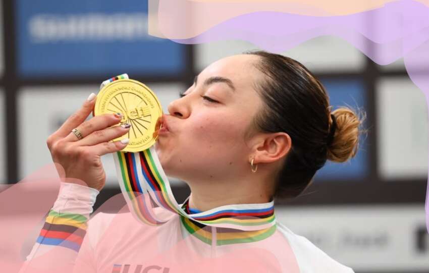 Yareli Acevedo: la primera latinoamericana en ganar un oro en el Mundial de Ciclismo en pista
