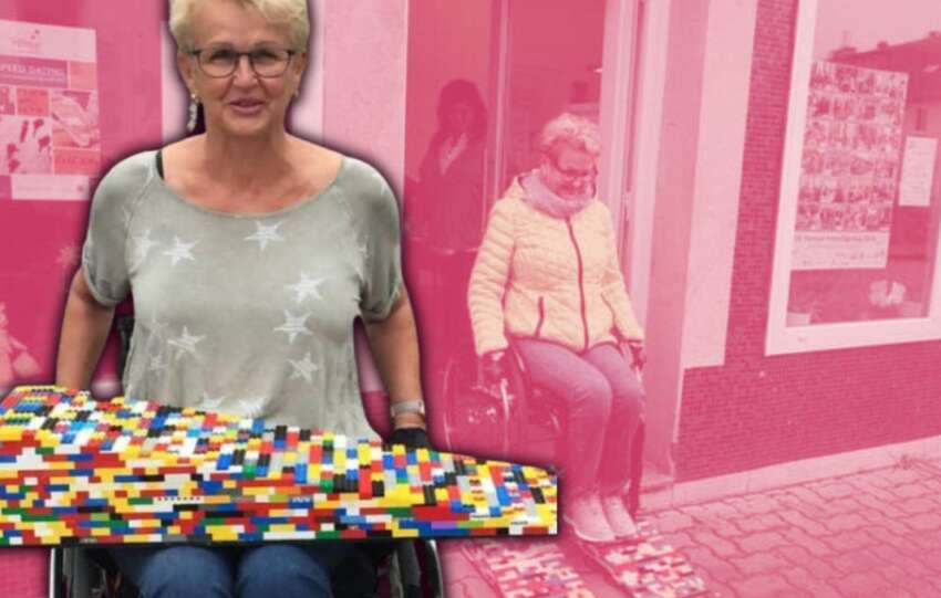 “Abuela Lego”: Rita Ebel convierte bloques de juguete en rampas para personas con discapacidad 