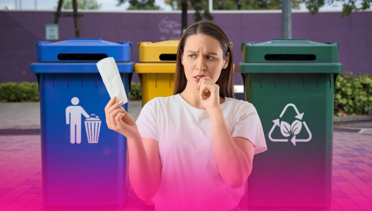 Separación de basura en CDMX: ¿cómo se clasifican los productos femeninos?