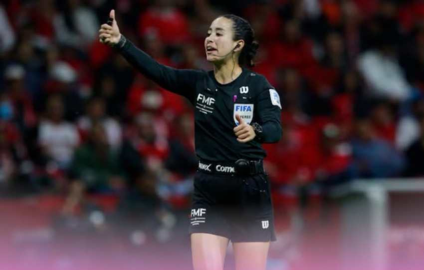 ¡Histórico! La mexicana Katia Itzel García pitó primera Final de la Champions Cup Femenina