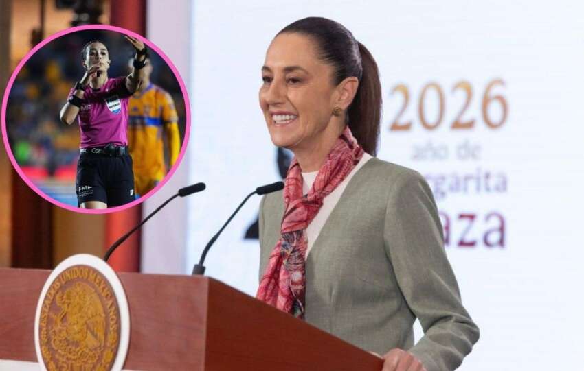 Claudia Sheinbaum felicita a Katia Itzel por ser seleccionada para el Mundial: “es una extraordinaria árbitra”