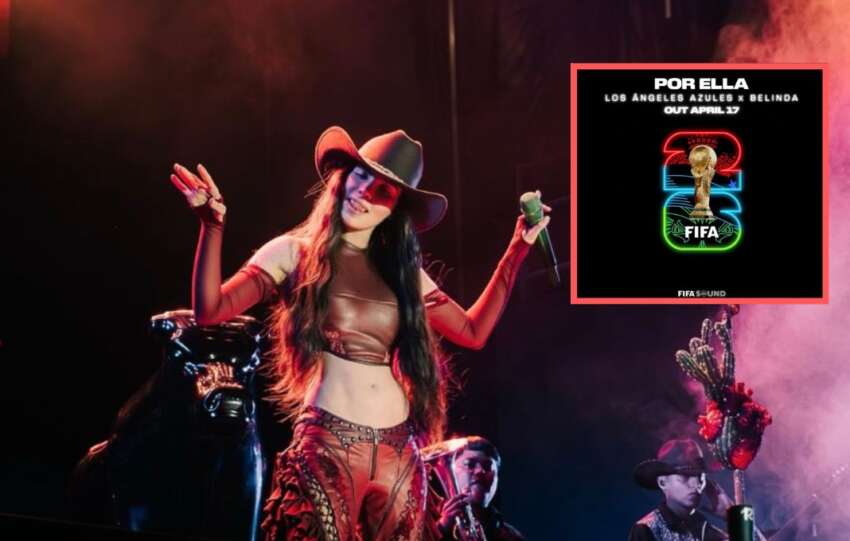 Belinda se prepara para el Mundial: lo que se sabe de su canción con Los Ángeles Azules