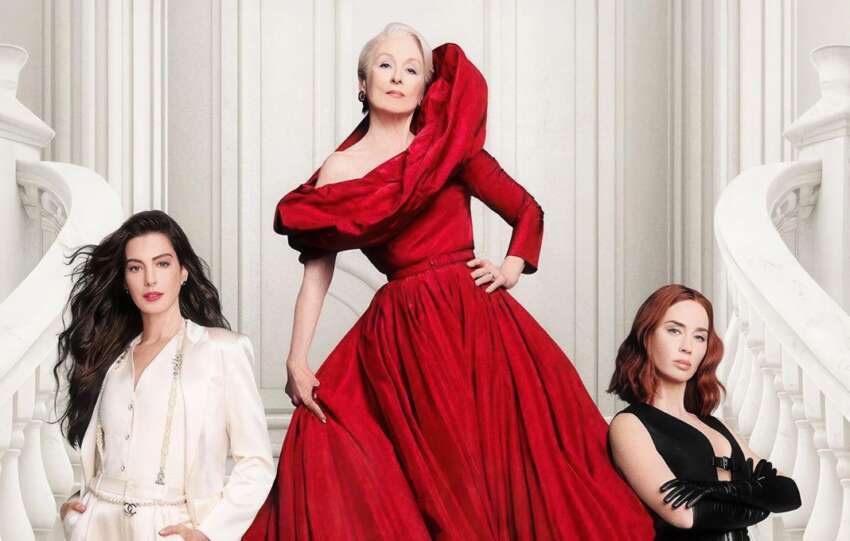 Meryl Streep impulsó un acuerdo para cobrar lo mismo que Anne Hathaway y Emily Blunt