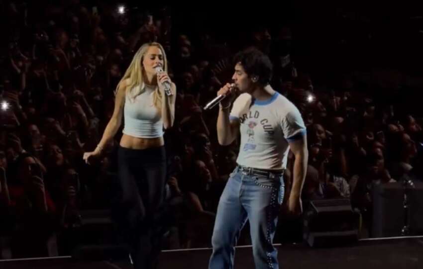 Tini cumplió el sueño de toda fan: cantar con los Jonas Brothers