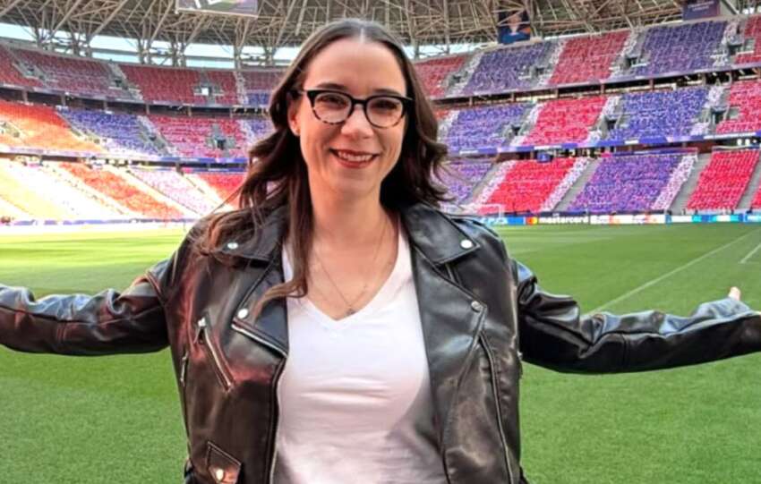 Majo González se convierte en la primera mujer en narrar una final de la Champions League